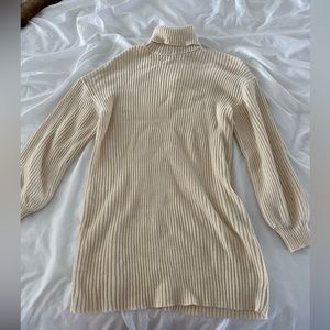 Turtleneck sweater dress